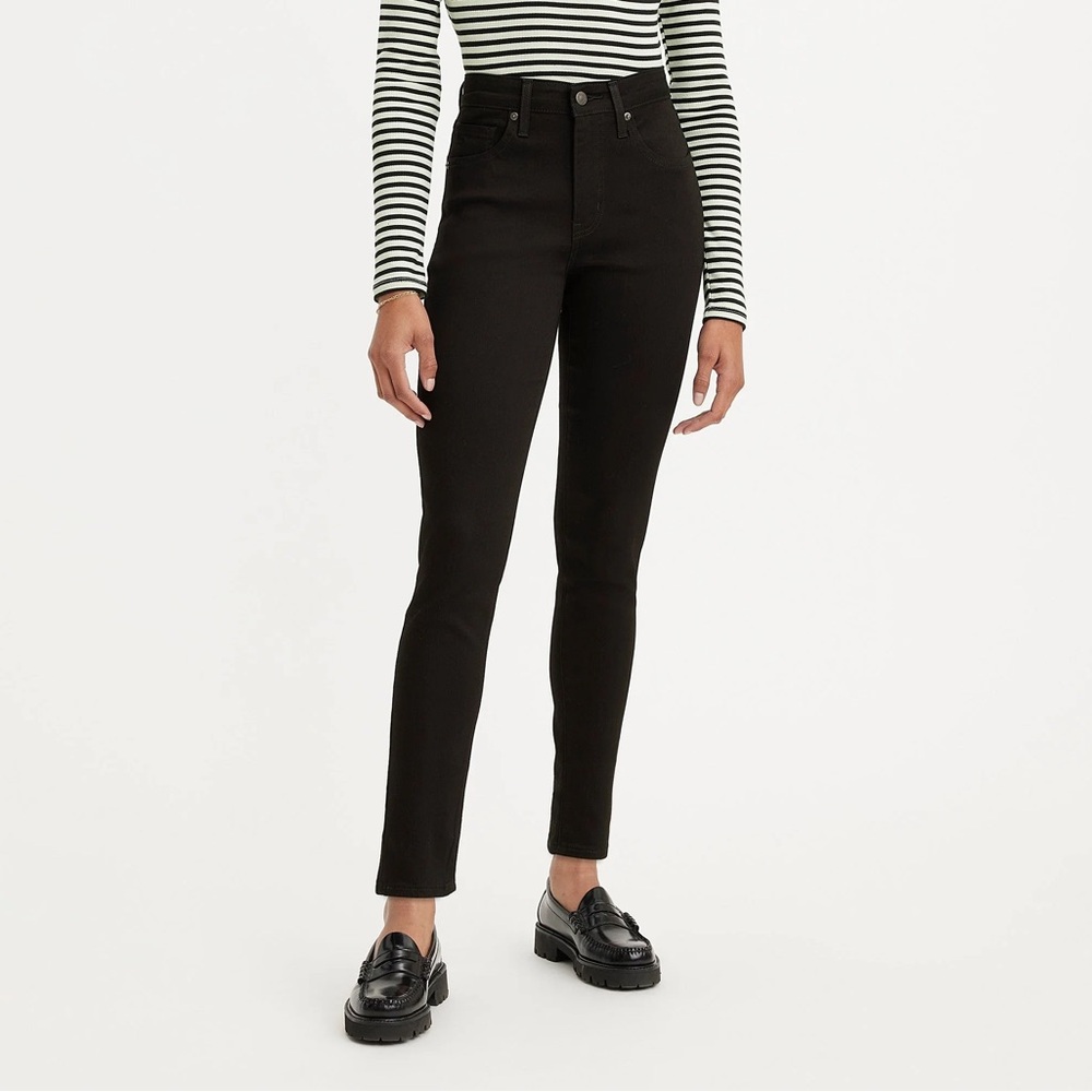 Levi's Black 721 High-Rise Skinny Ankle Jeans 28x32 NWT
